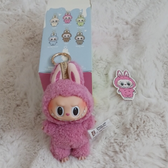 (Lychee Berry) Authentic Pop Mart Exciting Macaron Labubu - Open Box - Picture 12 of 17